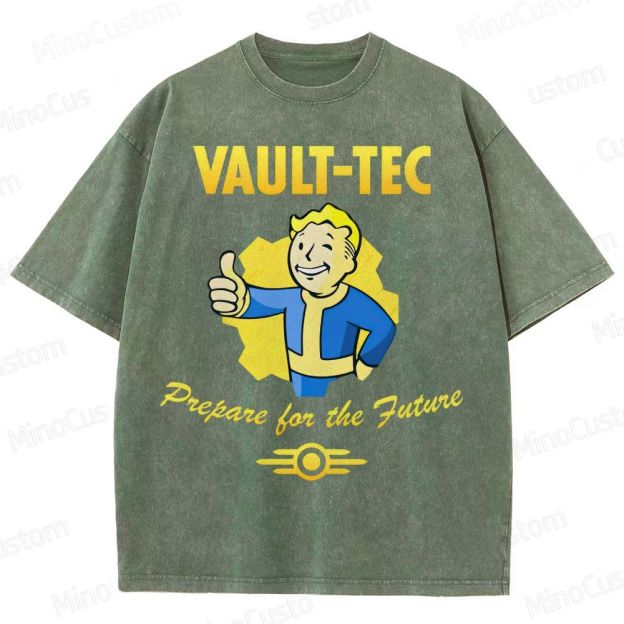 Vault-Tec – Prepare for the Future Fallout Vintage Distressed T-shirt