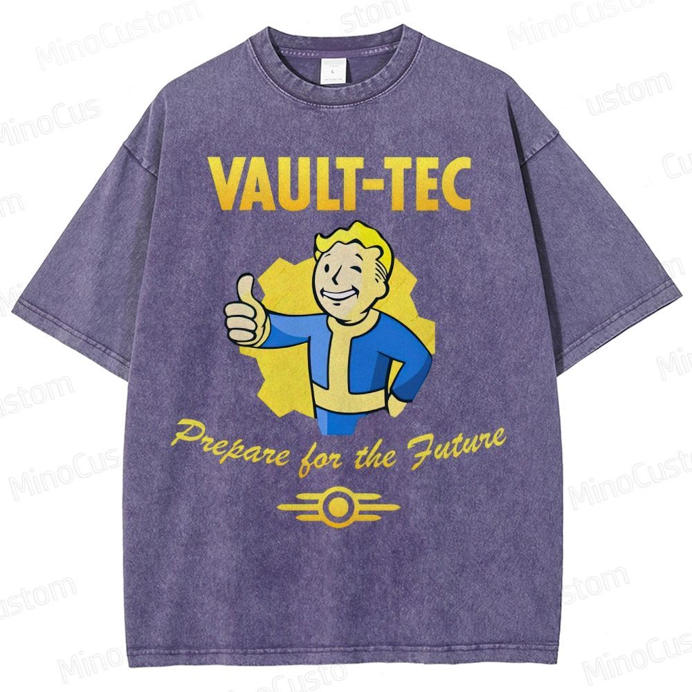 Vault-Tec – Prepare for the Future Fallout Vintage Distressed T-shirt