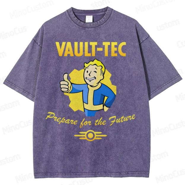 Vault-Tec – Prepare for the Future Fallout Vintage Distressed T-shirt