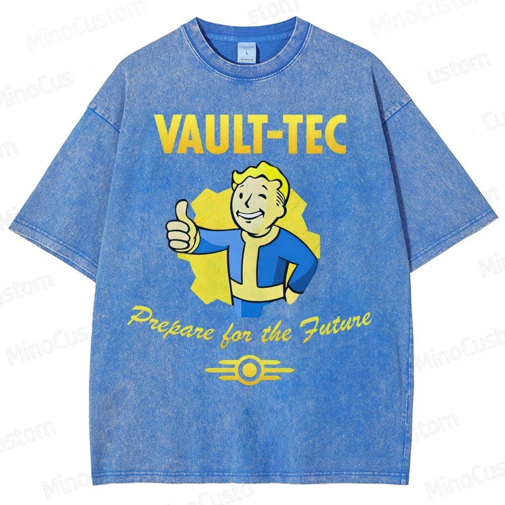 Vault-Tec – Prepare for the Future Fallout Vintage Distressed T-shirt