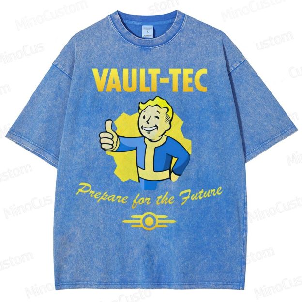 Vault-Tec – Prepare for the Future Fallout Vintage Distressed T-shirt