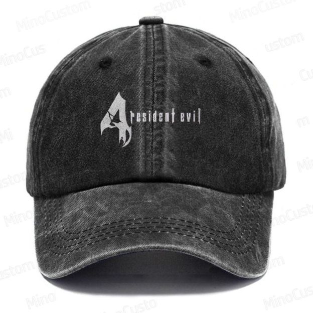 Resident Evil 4  Embroidered Washed Cap 