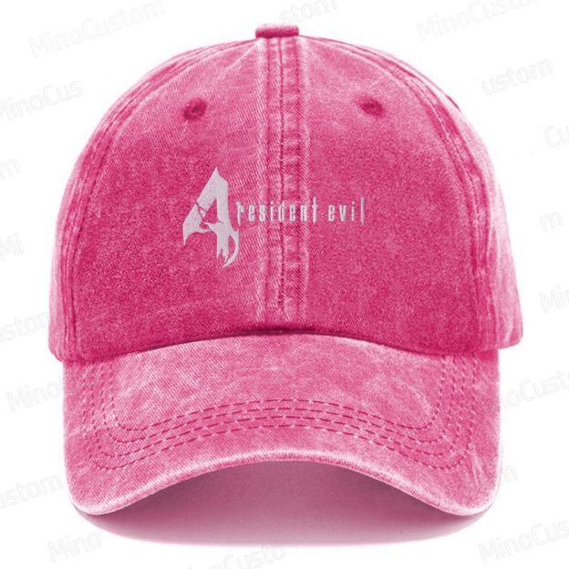 Resident Evil 4  Embroidered Washed Cap 