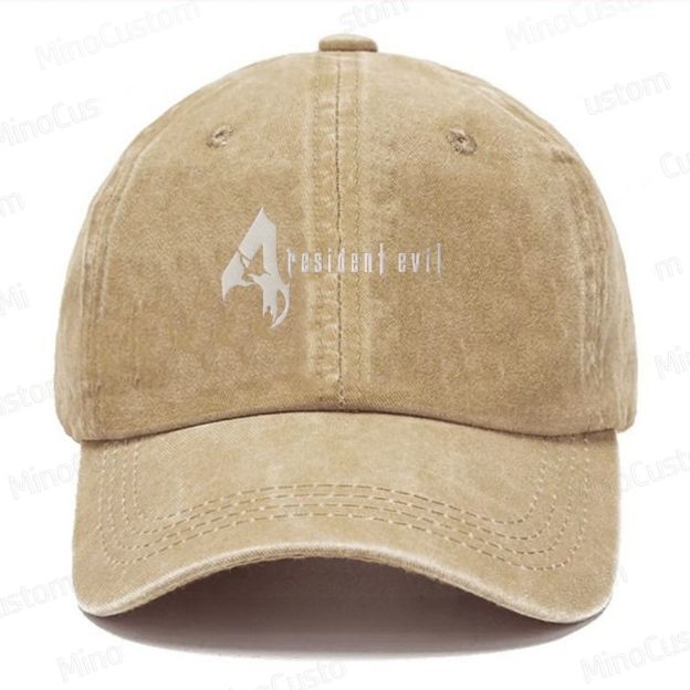 Resident Evil 4  Embroidered Washed Cap 
