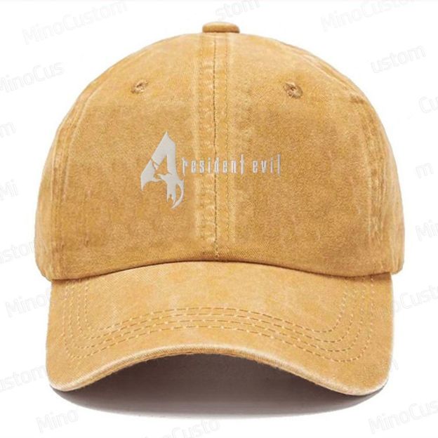 Resident Evil 4  Embroidered Washed Cap 