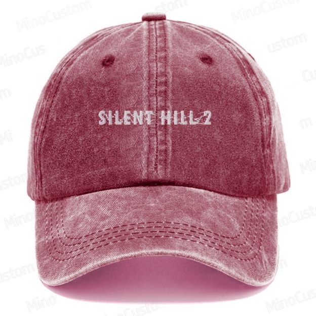 Silent Hill 2 Embroidered Washed Cap