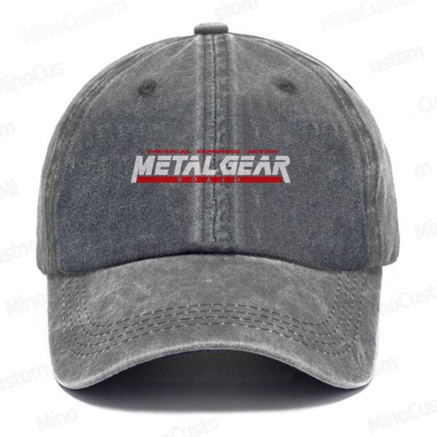 Metal Gear Solid Vintage Casual Washed Cap 