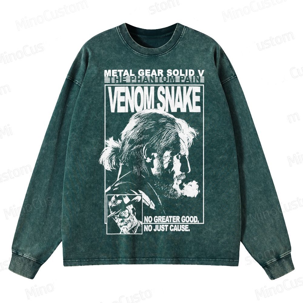 Metal Gear Solid V Crewneck Washed Sweatshirt 