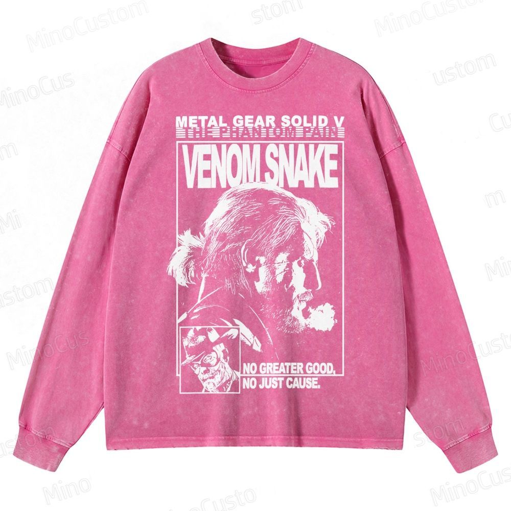 Metal Gear Solid V Crewneck Washed Sweatshirt 