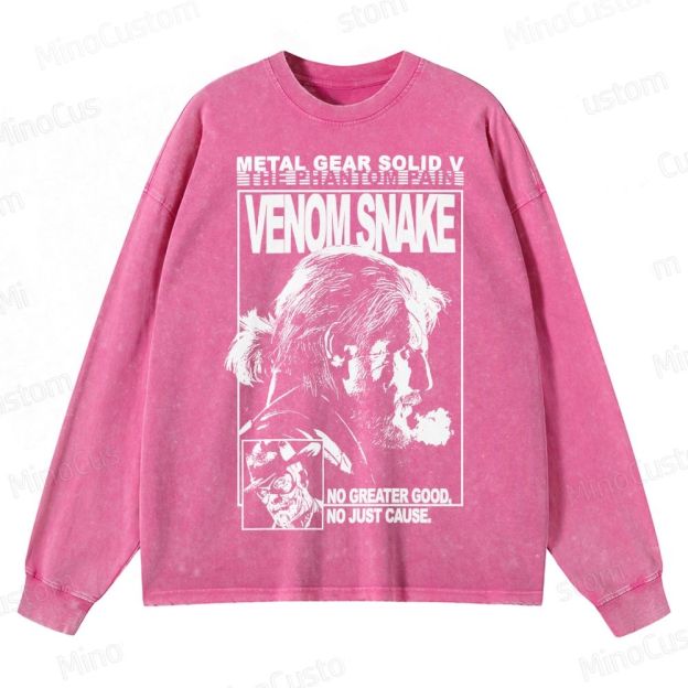 Metal Gear Solid V Crewneck Washed Sweatshirt 