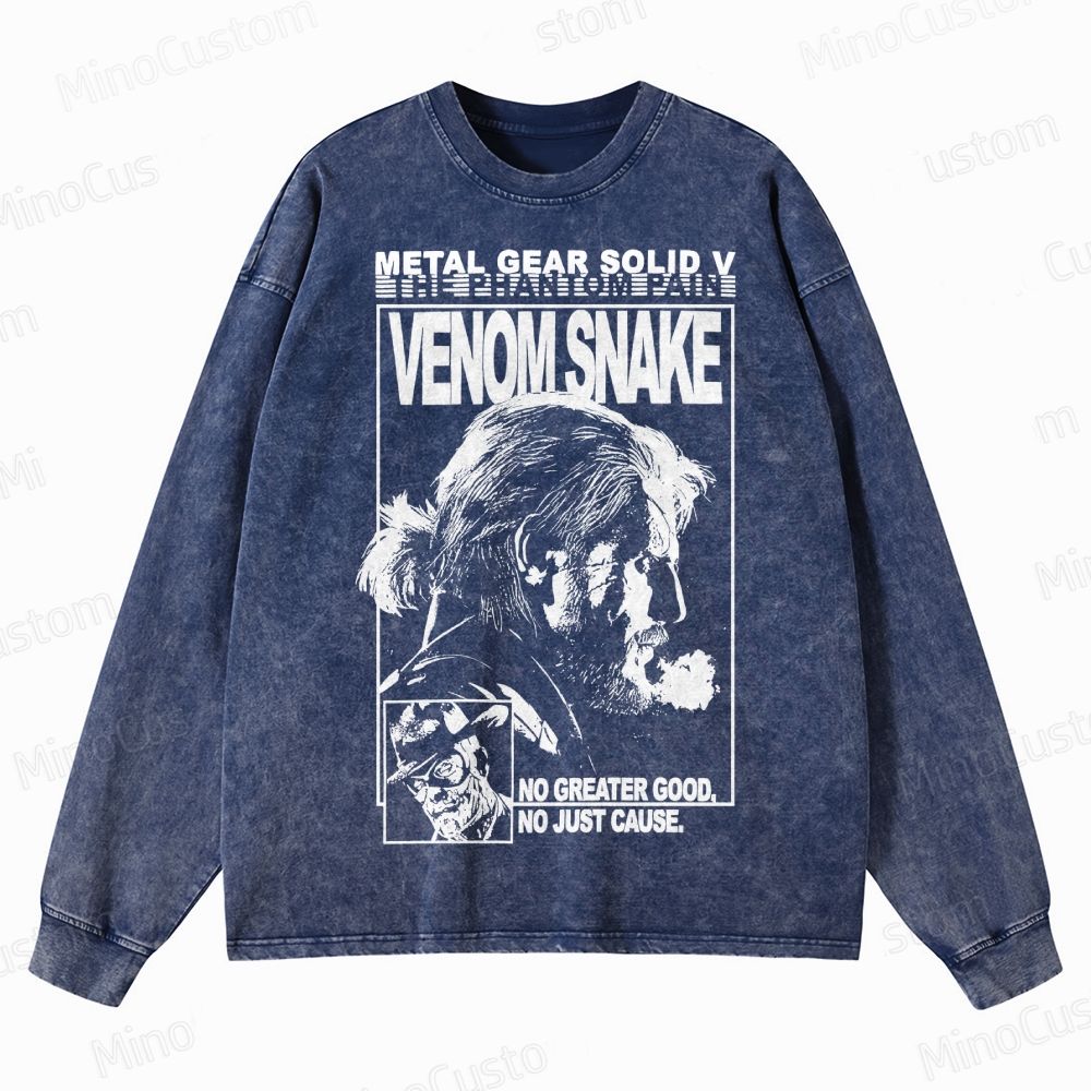 Metal Gear Solid V Crewneck Washed Sweatshirt 