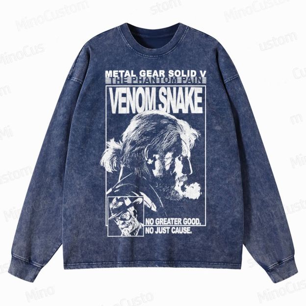 Metal Gear Solid V Crewneck Washed Sweatshirt 