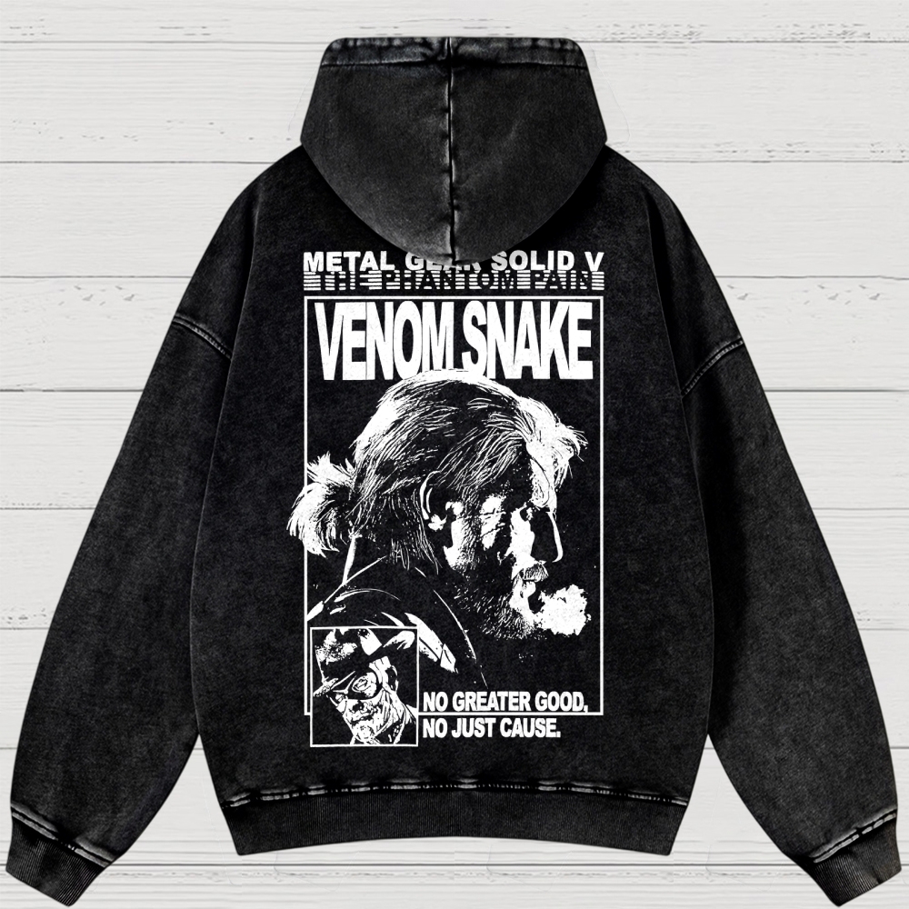 Metal Gear Solid V Washed Hoodies 