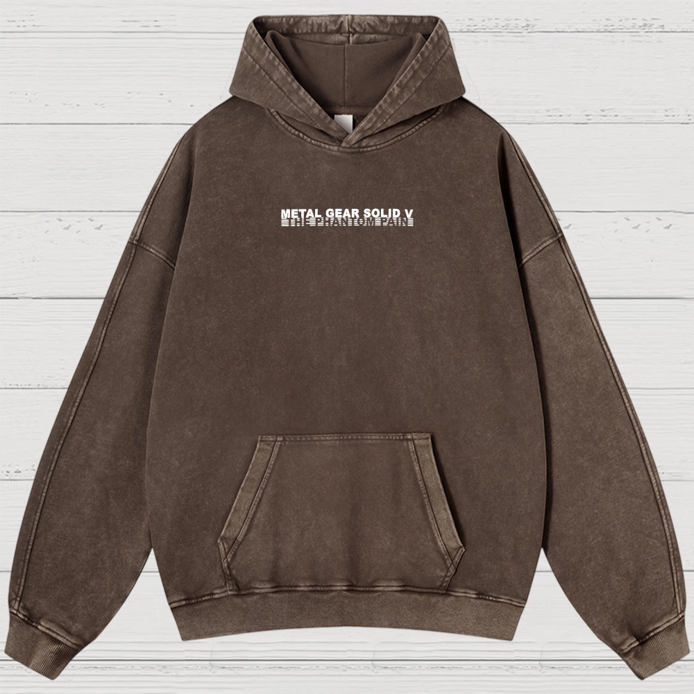 Metal Gear Solid V Washed Hoodies 
