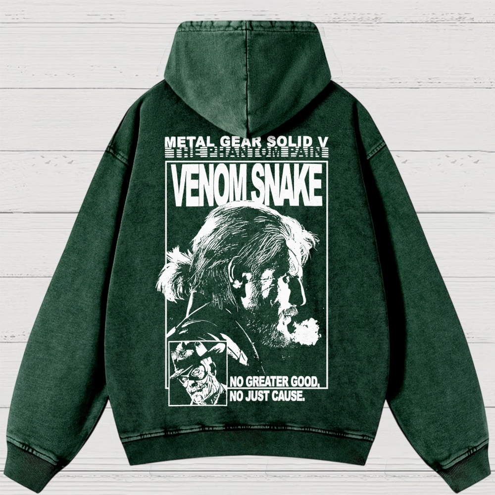 Metal Gear Solid V Washed Hoodies 