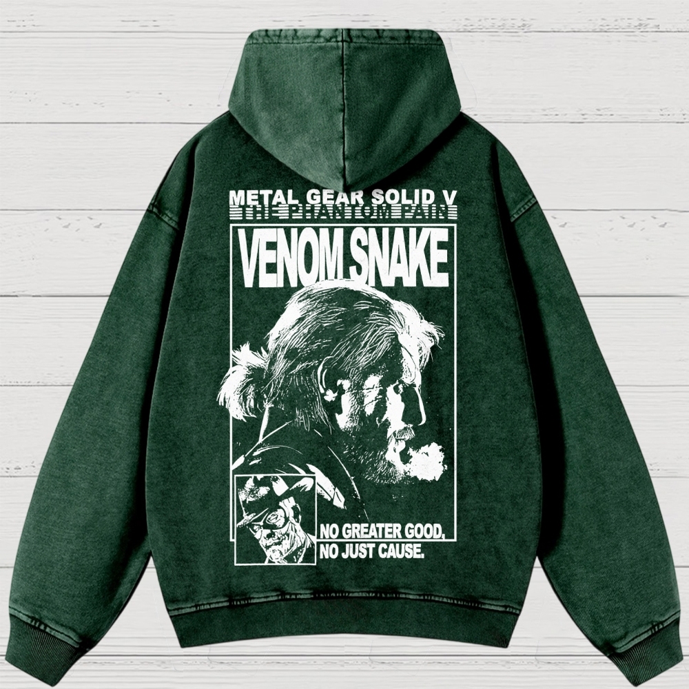 Metal Gear Solid V Washed Hoodies 