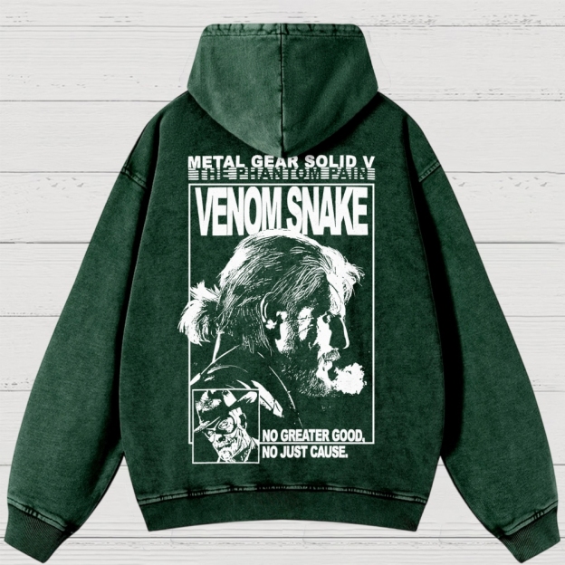 Metal Gear Solid V Washed Hoodies 