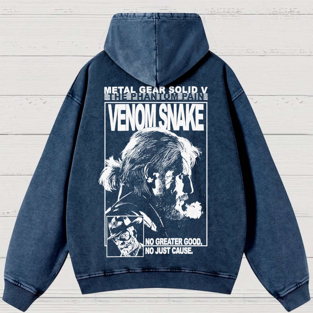 Metal Gear Solid V Washed Hoodies 