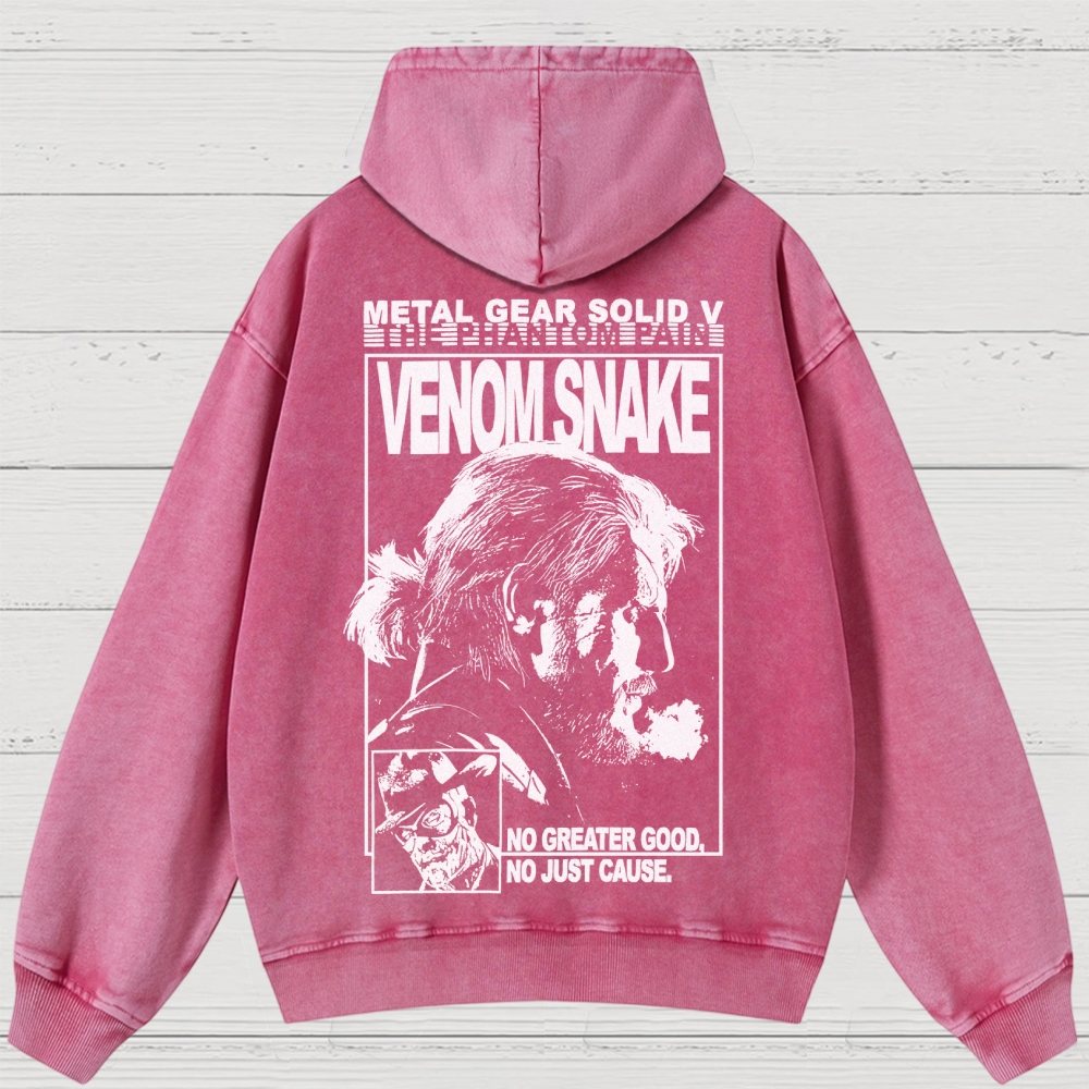 Metal Gear Solid V Washed Hoodies 