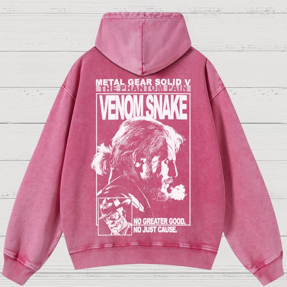 Metal Gear Solid V Washed Hoodies 