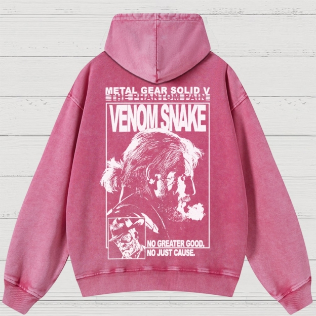 Metal Gear Solid V Washed Hoodies 