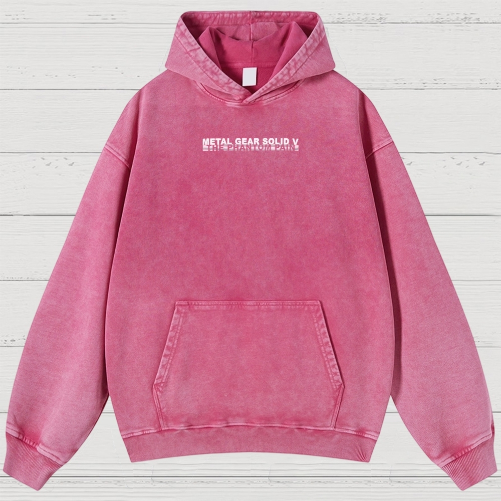 Metal Gear Solid V Washed Hoodies 