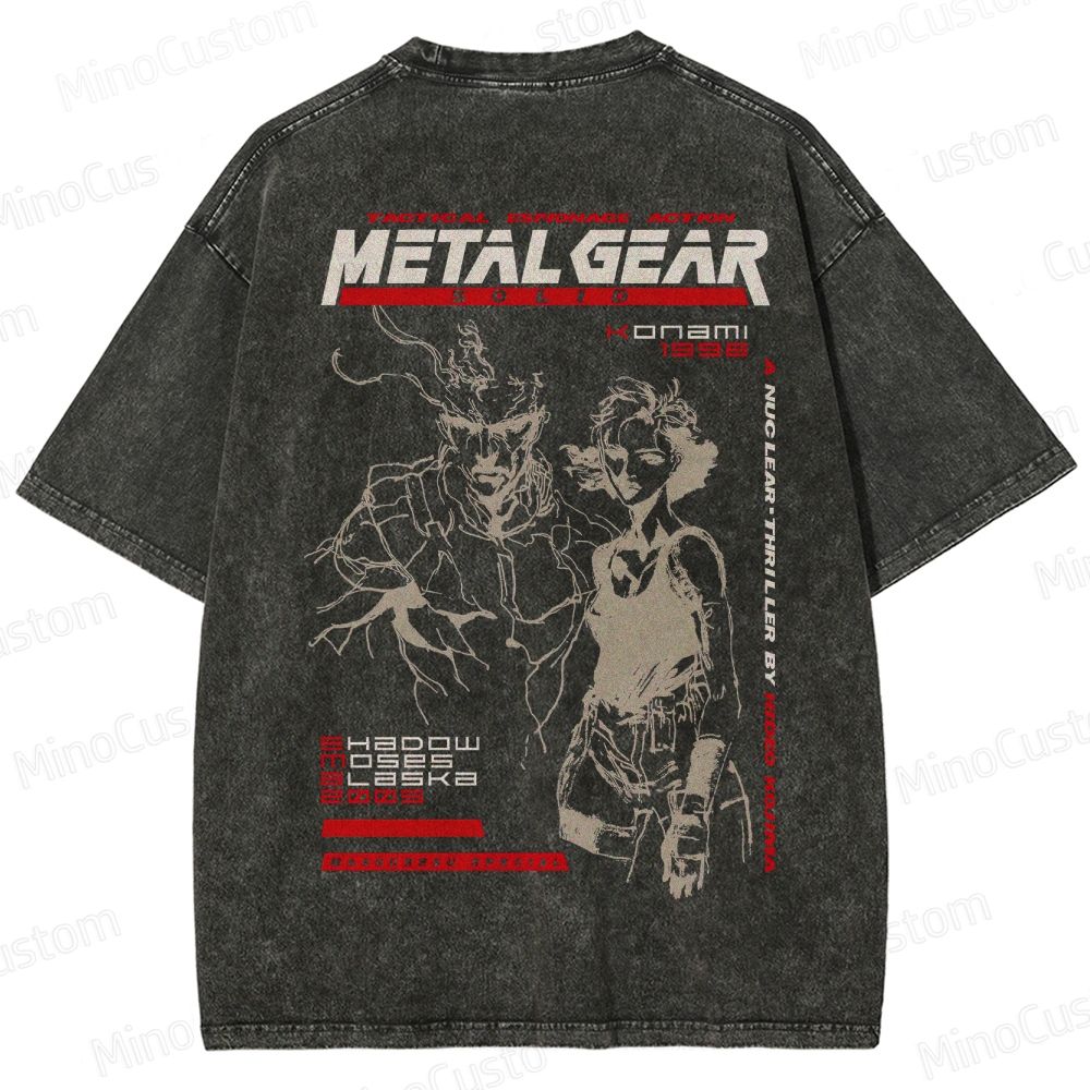 Vintage Retro Video Game  Washed T-Shirt 