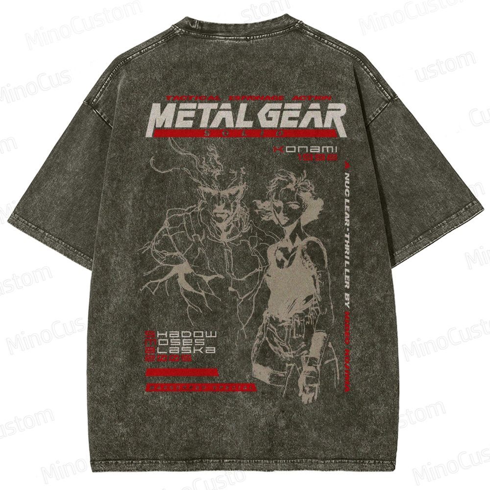 Vintage Retro Video Game  Washed T-Shirt 