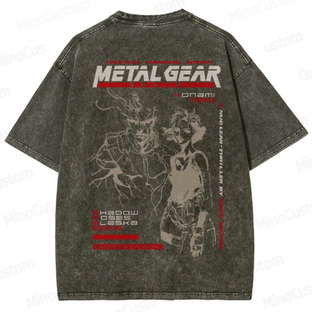 Vintage Retro Video Game  Washed T-Shirt 