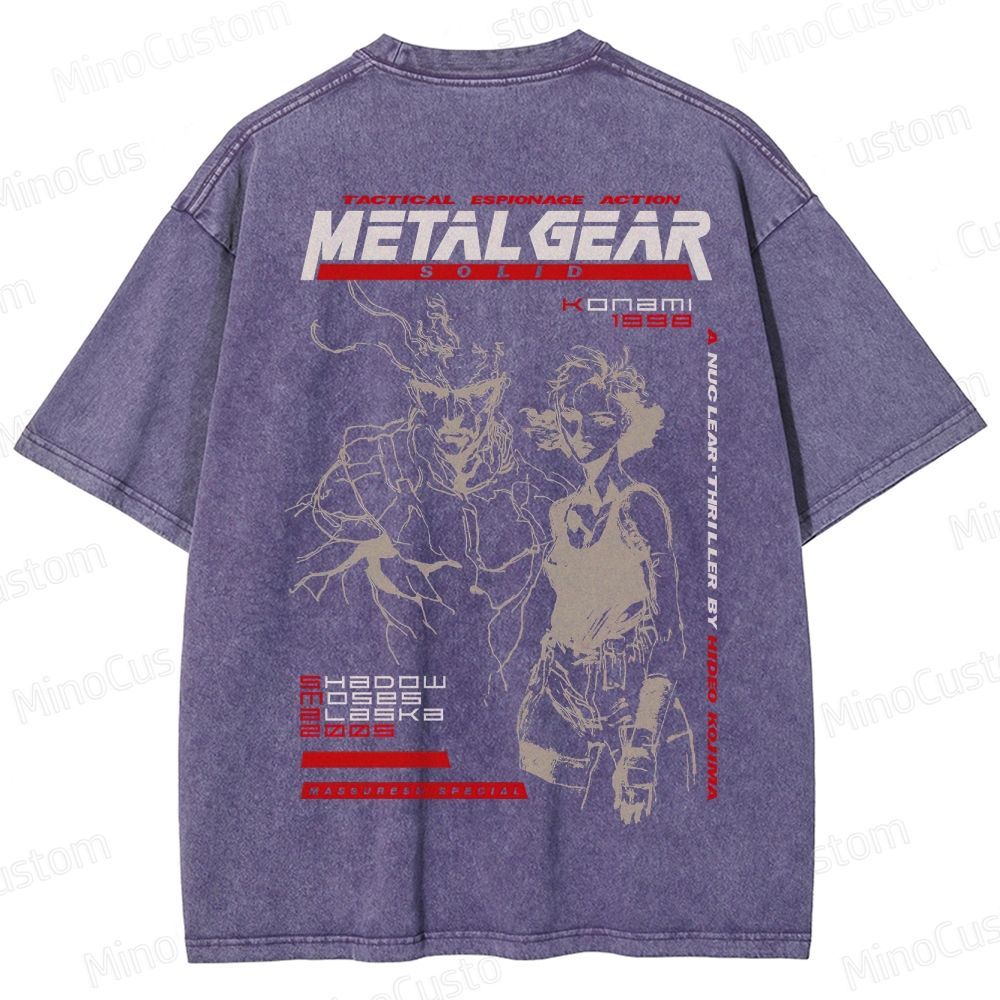 Vintage Retro Video Game  Washed T-Shirt 