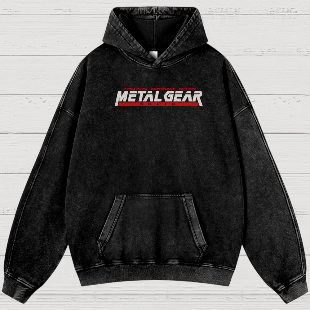 Vintage Retro Video Game Washed Hoodies 