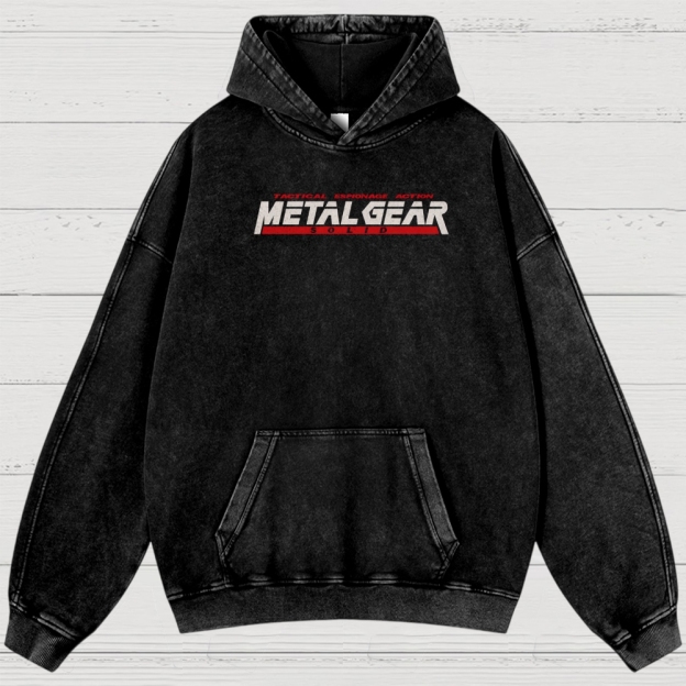 Vintage Retro Video Game Washed Hoodies 