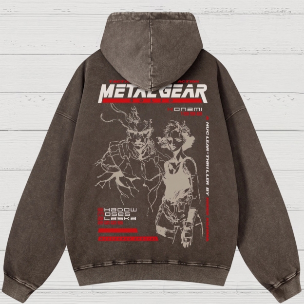 Vintage Retro Video Game Washed Hoodies 