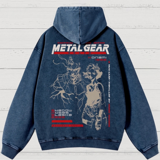 Vintage Retro Video Game Washed Hoodies 