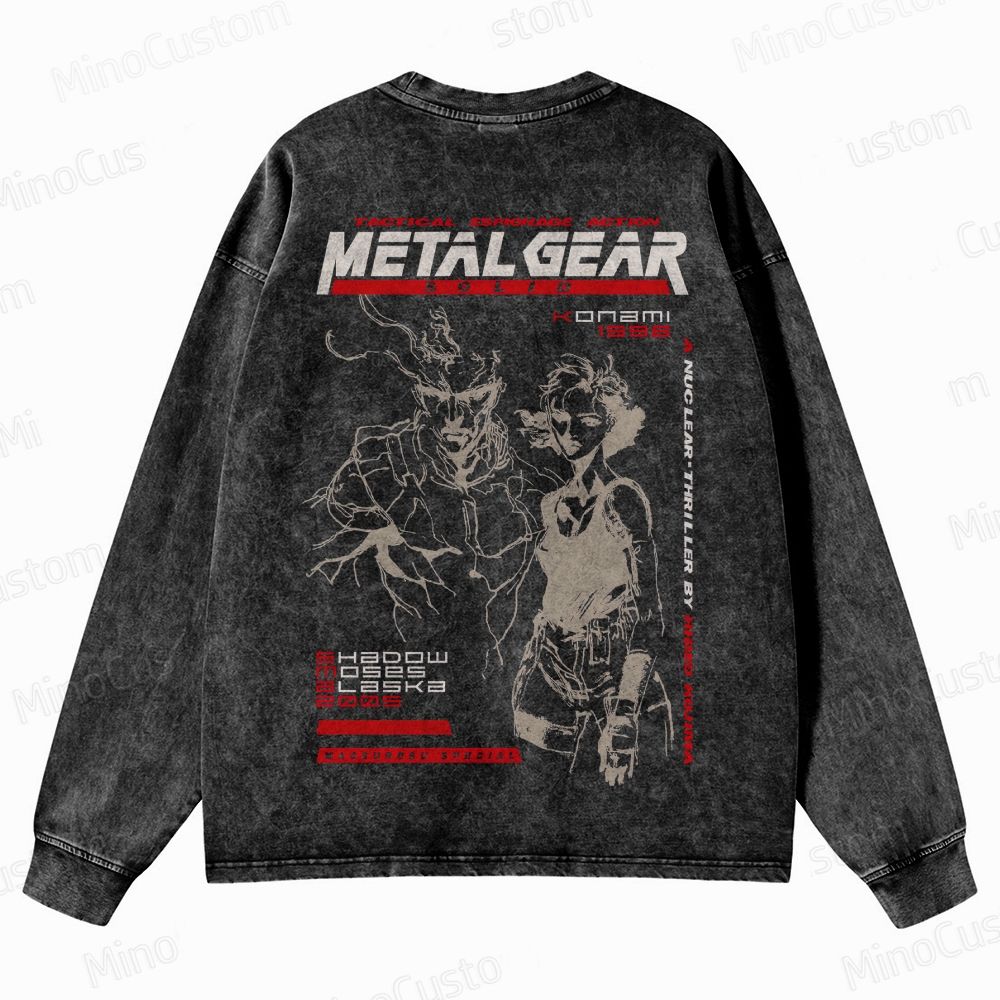 Vintage Retro Video Game  Crewneck Washed Sweatshirt 