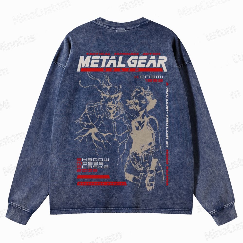 Vintage Retro Video Game  Crewneck Washed Sweatshirt 