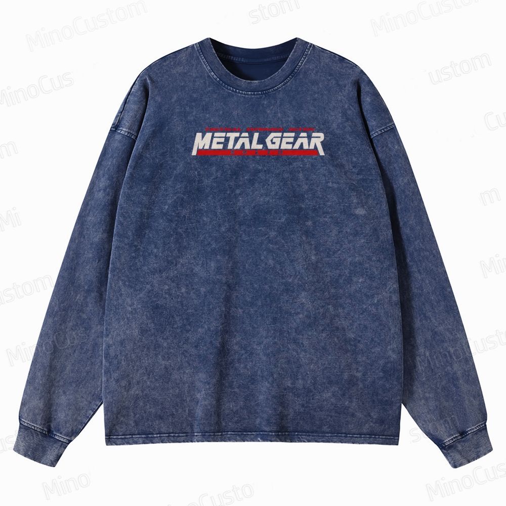 Vintage Retro Video Game  Crewneck Washed Sweatshirt 