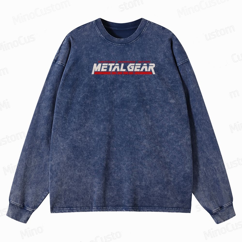 Vintage Retro Video Game  Crewneck Washed Sweatshirt 