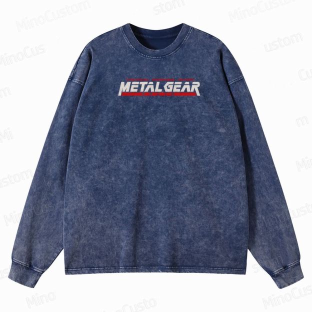 Vintage Retro Video Game  Crewneck Washed Sweatshirt 