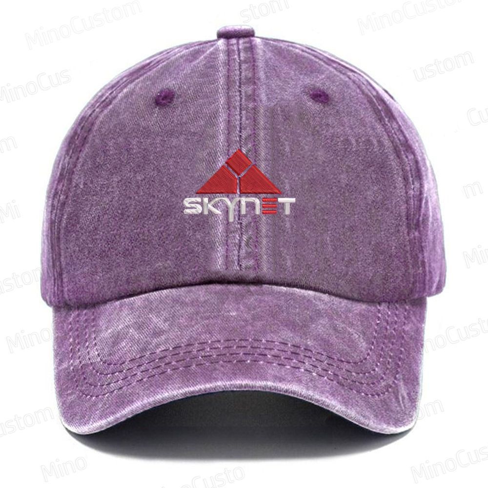 Skynet Core Geek Embroidered Washed Cap 