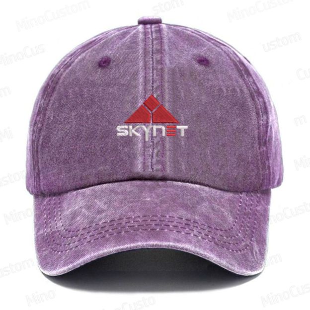 Skynet Core Geek Embroidered Washed Cap 