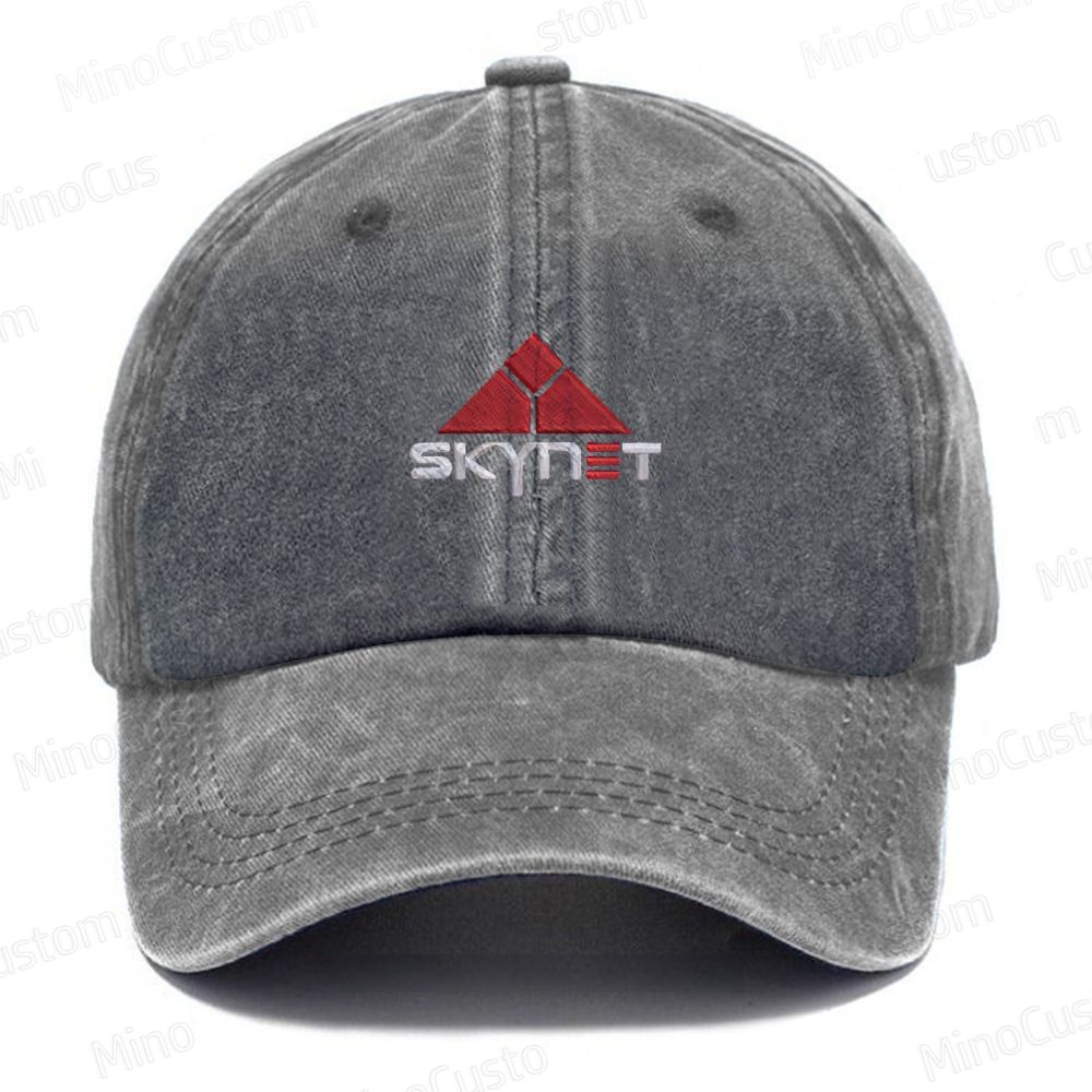 Skynet Core Geek Embroidered Washed Cap 