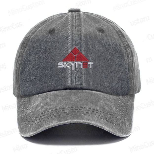 Skynet Core Geek Embroidered Washed Cap 