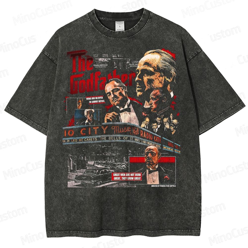 The Godfather Vintage Washed T-Shirt