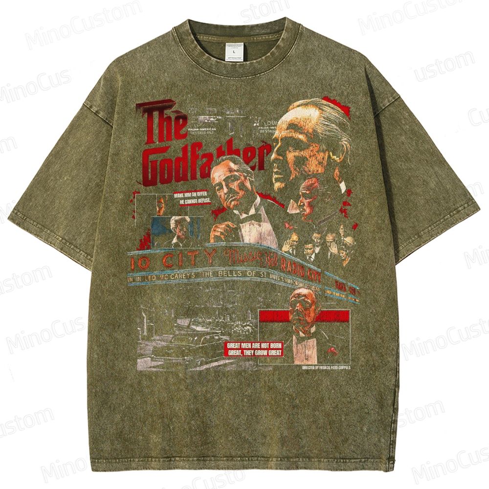 The Godfather Vintage Washed T-Shirt
