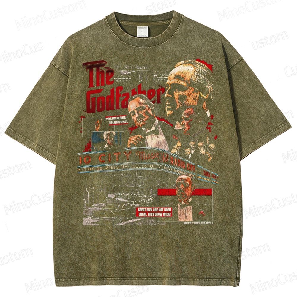 The Godfather Vintage Washed T-Shirt