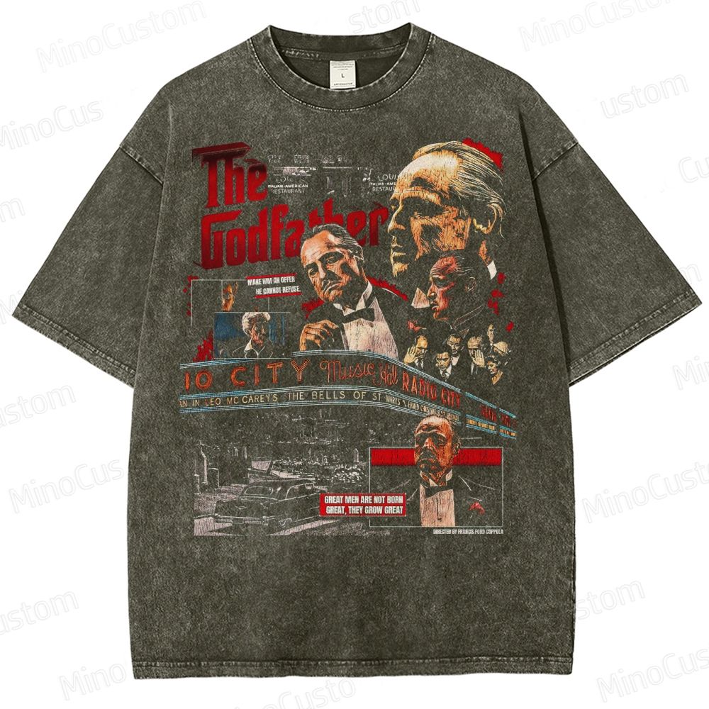 The Godfather Vintage Washed T-Shirt