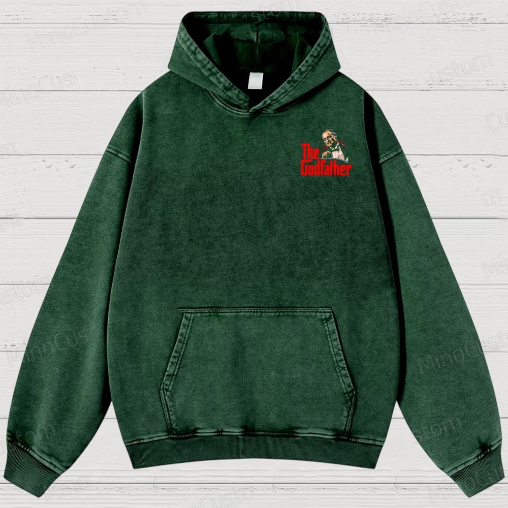 The Godfather Vintage Washed Hoodies 