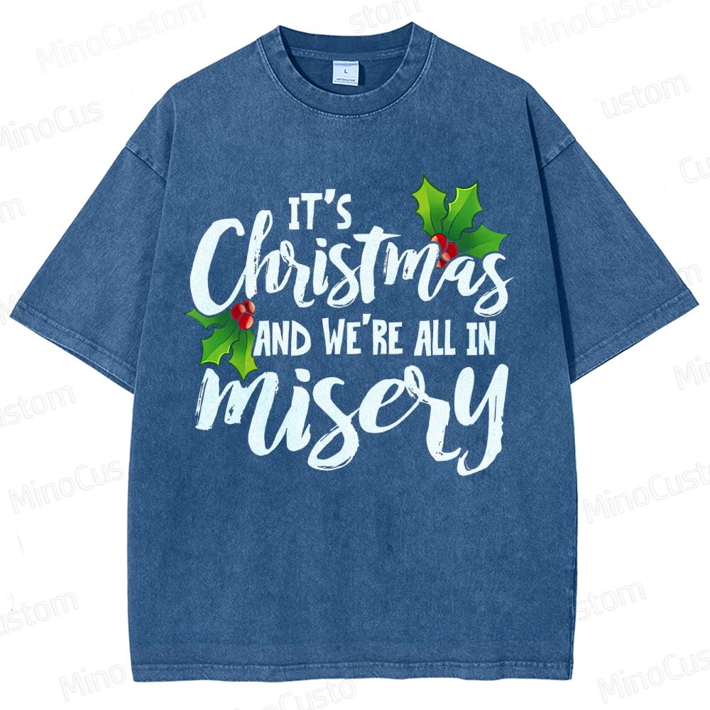 National Lampoon's Christmas Vacation Retro Comedy Graphic Washed Vintage T-Shirt