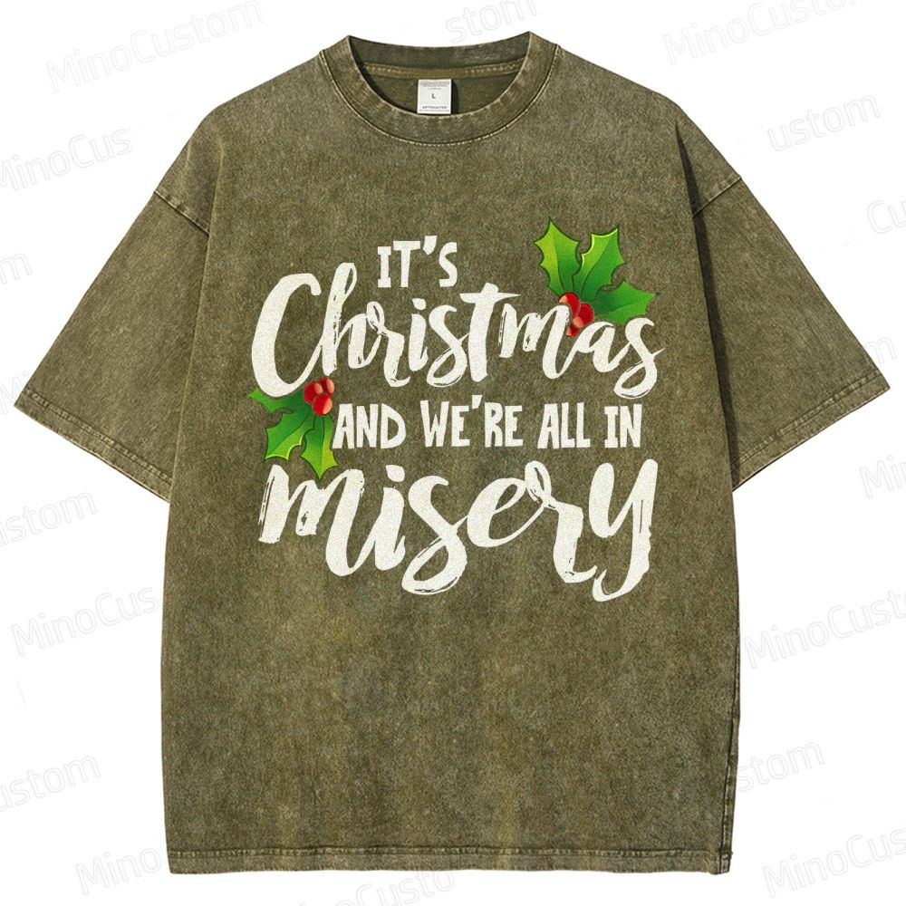 National Lampoon's Christmas Vacation Retro Comedy Graphic Washed Vintage T-Shirt